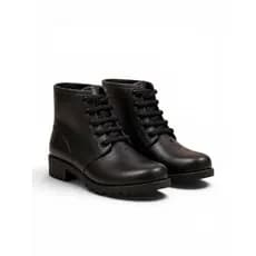 Bota Botinha  Coturno Jequinha Infantil Feminino Casual com Salto Baixo Confortável Injetada