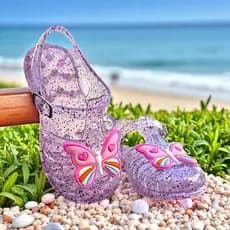 Sandalia Infantil Menina Papete Feminina Leve e Confortavel Dia a Dia