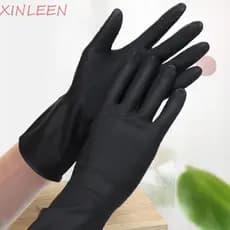 XINLEEN 1 Par De Luvas De Tingimento De Cabelo , Coloração De Cabeleireiro Reutilizáveis S/M/L Borracha Mais Grossas Ant