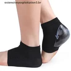 EE 1Pair Gel De Silicone Para Calcanhar Protetor De Plantar Suporte .