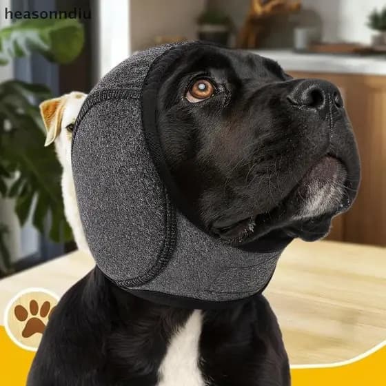 [heasonndiu] Proteção Auditiva Capa De Ouvido Para Cães Protetor Calmante À Prova De Choque Redução De Ruído Cachorro Ca