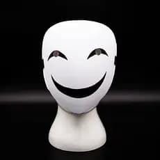 Fengjue Cosplay Kagetane Hiruko Burakku Buretto Face Inteira Anime Máscara De Sorriso De Bala Preta Presente De Hallowee
