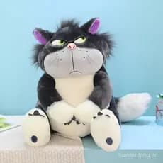 Boneca de Pelúcia Gato Lúcifer Brinquedo de Pelúcia