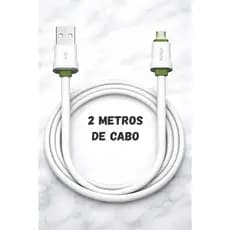 Cabo Carregador 2 Metros Micro-usb V8 Carregamento Rápido