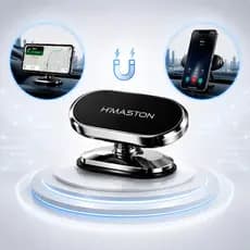 Suporte Celular Gps Magnético Para Carro Painel 360º Discreto