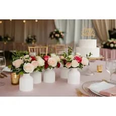 KIT 2, 4 e 8 Unidades DE Vasinho Decorativo DE Gesso P/ Plantas Secas Artificiais - Envio Full