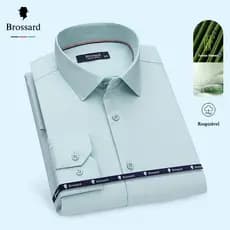 Camisa Social Masculina Slim fit Estilosa - Tecido Não Amassa, respirável e Elástico Toque Gelado