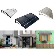 TOLDO POLICARBONATO 1.20m x 70 cm Para Portas Janelas Proteção Chuva
