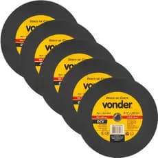 Kit 5 Disco De Corte Para Metal 14 Polegadas Dcv - Vonder