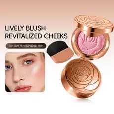 Blush LIANGNISHI com Acabamento Matte Suave, Realça a Tez, Longa Duração e Fácil Aplicação