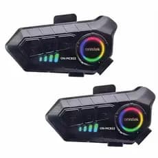 Intercomunicador Moto Fone Ouvido Capacete Pro Bluetooth Fio Onistek ON-MC822 cor Preto