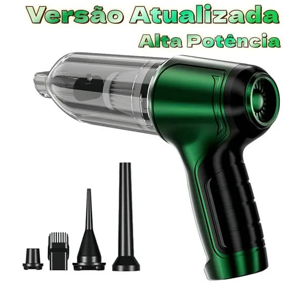 Aspirador e de pó sem fio portátil de alta potência, 5 em 1, para automotivo/carro e casa