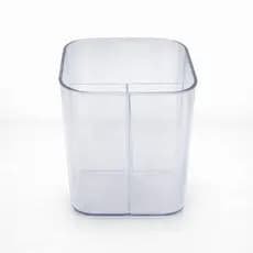 Organizador De Acrílico Multiuso Maquiagem Porta Objetos Transparente Com 3 Divisórias