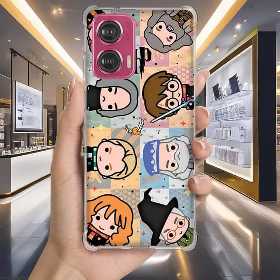 Capa Capinha MOTO G30 G20 G10 G15 G14 G13 G9 POWER PLUS PLAY G8 Anti-impacto Personalizada geek POTTER harry (3392)