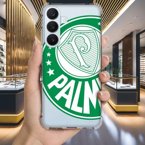 Capa Capinha GALAXY A13 A12 A11 A10S A10 A03S A07 A06 A05S A05 Anti-impacto Personalizada esporte PALMEIRAS (0200)