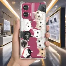 Capa Capinha MOTO G64 G62 G60 G55 G54 G53 G52 G50 G45 G42 G35 Anti-impacto Personalizada petz gato GATINHO (1531)
