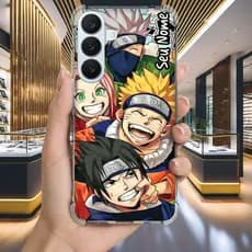 Capa Capinha GALAXY A24 A23 A22 A21S A21 A20 A17 A16 A15 A14 Anti-impacto Personalizada anime NARUTO nome (3531)