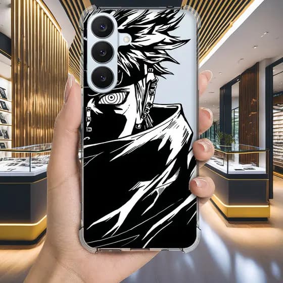 Capa Capinha GALAXY A56 A55 A54 A53 A52 A51 A50 A36 A30S A35 A34 A33 Anti-impacto Personalizada anime UZUMAKI (2570)