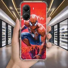 Capa Capinha REDMI A3 XIAOMI MI 13 LITE 12 11 POCO X7 PRO X6 X5 Anti-impacto Personalizada geek ARANHA homem (4178)