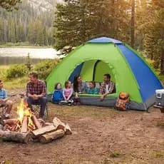 Barraca Camping 3x3m Gigante Para 7 Pessoas Família Iglu Fácil Montar