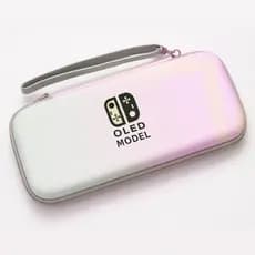 Case Rígida Bag com Zíper e Alça Removível Cor Gradiente  para Nintendo Switch Oled