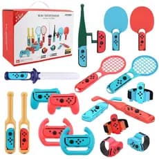 Super kit 18 em 1 Diversos Acessórios Pack Jogos para Nintendo Switch/Oled