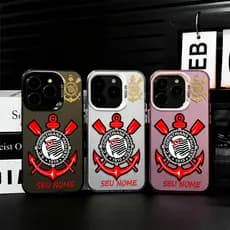 Capinha capa de Com nome personalizado Corinthians Futebol para Samsung Galaxy A15 A14 A13 A12 A30 A35 4G 5G Capa D176