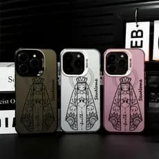 Capinha de celular personalizada anti impacto De Nossa Senhora para Samsung A15 A14 A03 A35 A12 A32 Core 4G 5G Capinha