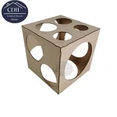 Medidor de bexigas cubo 30x30cm, 2",2,5",3",3,5",4",4,5",5",5,5",6",6,5",7",7,5",8",8,5" e 9" balões em polegadas