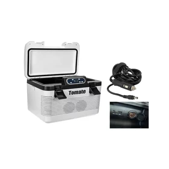 Mini Geladeira Caminhão Automotiva Portátil 12/24v 19l MDC-020 TOMATE