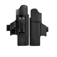 Coldre Interno Porte Velado Pistola Taurus TS9 Polímero Emborrachado com Clip Ajustável