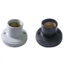 Mini Plafon Soquete E27 Luminária Lâmpada LED Plafonier 250V Plástico Fixação e bocal de Teto