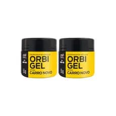 Kit 2 Cheirinho de Carro Aromatizante Odorizador Automotivo Carro Novo/lavanda/Tutti Frutti Orbi Gel