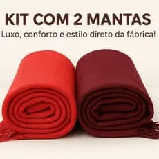 Kit 2 Mantas de Sofá Grandes em Algodão 2,10x1,20 – Toque Macio e Estilo Decorativo