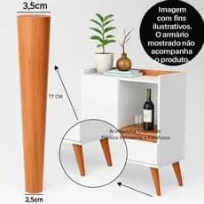 Kit Pé Palito com kit de montagem Para Mesa de Jantar Mesinha de Canto Pinus 27/50/58/70