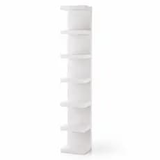 Torre De Prateleira MDF 170cm Branca Estante Organizadora Decoração Livros Quarto Sala Escritorio Luxuosa Sala de Estar