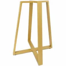 Base De Mesa Design Moderno Em Aço  carbono P/ Tampos de Pedra Vidro Madeira Monaco *promoção*