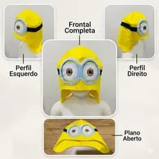Fantasia Chapeu touca Minions festa fantasia festa do pijama