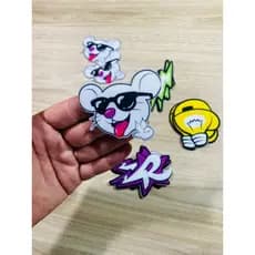 patch dos rosa tamanho medio 7 cm kit com 3 unidades cada modelo