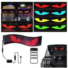 Painel De Pixel Matriz LED Rolagem Publicidade Flexível USB 5V Sinal Para Carro App Bluetooth