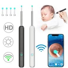 Limpador de Ouvido Otoscópio Digital Visivel NE3 com Câmera Remoção de Cera