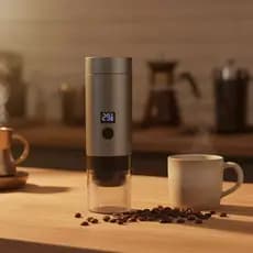 Máquina de Café Portátil Portátil 3 em 1 Elétrica modernas Cafeteira cápsulas ou Café Moído