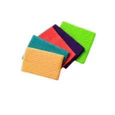 Kit Com 5 Pano Microfibra Flanela Limpeza Multiuso Colorido Pano De Microfibra Colorido
