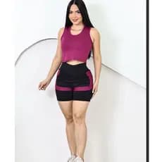 Conjunto Short duplo com Regatita, conjunto Esportiva Academia GYM