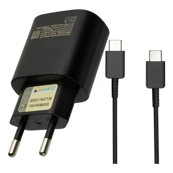 Carregador Samsung Original 25W Preto