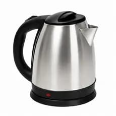 Chaleira Elétrica Inox 1.8L Jarra Elétrica Rápida 1200W Com Desligamento Automático Para Café Chá E Água Quente 110V
