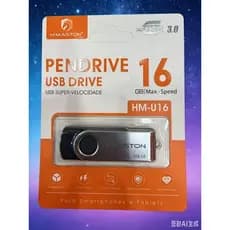 Pendrive H'Maston HM-U16 16GB USB 3.0 Alta Velocidade Original