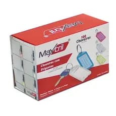 Chaveiro Organizador Identificador De Chaves Com Etiqueta Kit 100 Etiquetas Maxcril