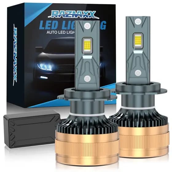 Kit Lâmpada Farol Ultra Led H1 H3 H4 H7 H8 H11 Hb3 Hb4 9012 6500K Branca