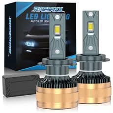 Kit Lâmpada Farol Ultra Led H1 H3 H4 H7 H8 H11 Hb3 Hb4 9012 6500K Branca